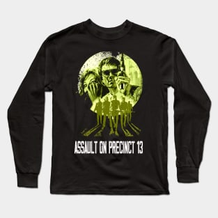 Urban Warfare Wear Precinct 13 Apparel for Fans of Gritty Action Cinema Long Sleeve T-Shirt